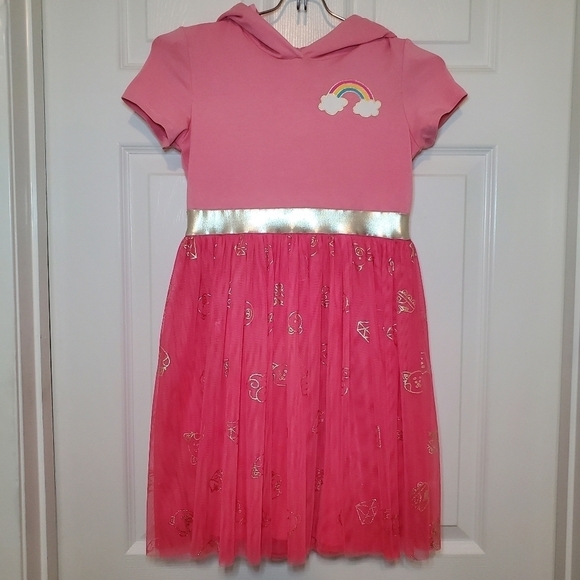 Disney Turning Red Dress with Hood Girls Size L 10/12 - Picture 1 of 8